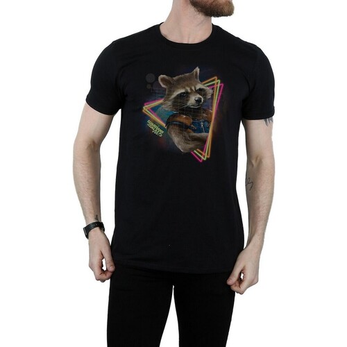 Abbigliamento Uomo T-shirts a maniche lunghe Guardians Of The Galaxy BI708 Nero