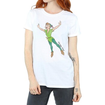 Abbigliamento Donna T-shirts a maniche lunghe Peter Pan Classic Flying Bianco