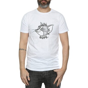 Abbigliamento Uomo T-shirts a maniche lunghe Dessins Animés Nope Bianco