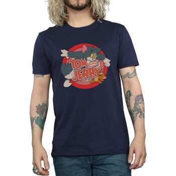 Abbigliamento Uomo T-shirts a maniche lunghe Dessins Animés Catch Blu