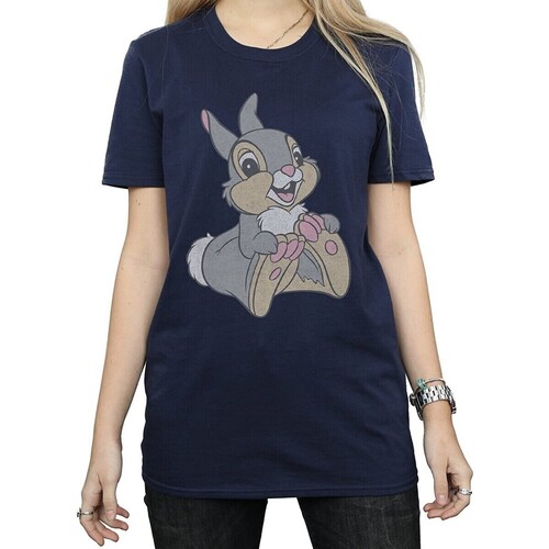 Abbigliamento Donna T-shirts a maniche lunghe Bambi Classic Blu