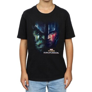 Abbigliamento Bambino T-shirt maniche corte Thor: Ragnarok BI782 Nero