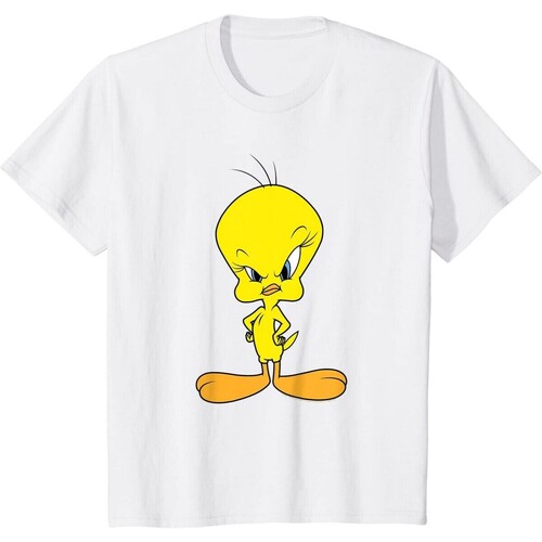 Abbigliamento Bambino T-shirt maniche corte Dessins Animés Angry Bianco