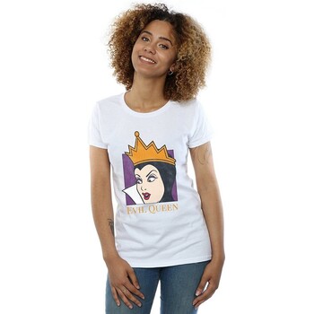 Abbigliamento Donna T-shirts a maniche lunghe Snow White And The Seven Dwarfs BI814 Bianco