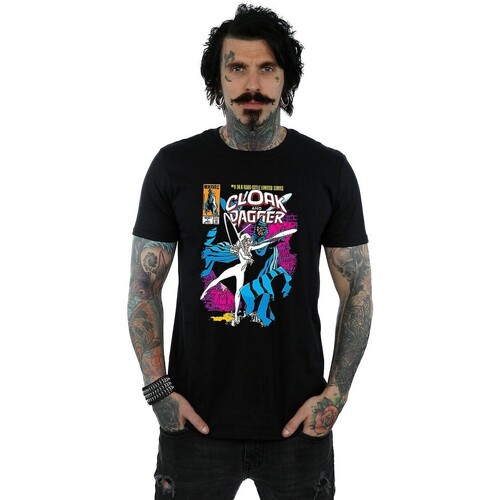 Abbigliamento Uomo T-shirts a maniche lunghe Cloak & Dagger BI845 Nero