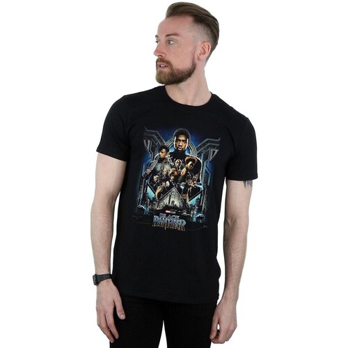 Abbigliamento Uomo T-shirts a maniche lunghe Black Panther BI864 Nero