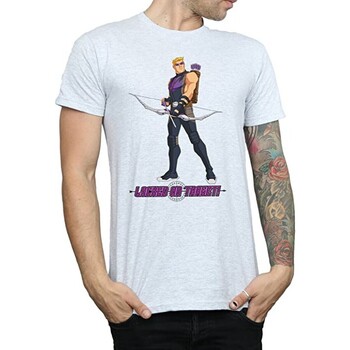 Abbigliamento Uomo T-shirts a maniche lunghe Hawkeye Locked On Target Grigio