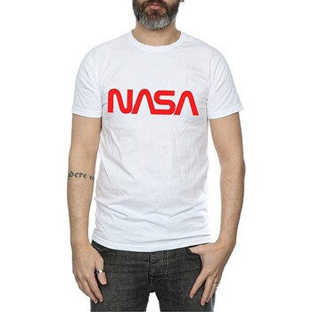 Abbigliamento Uomo T-shirts a maniche lunghe Nasa Modern Bianco