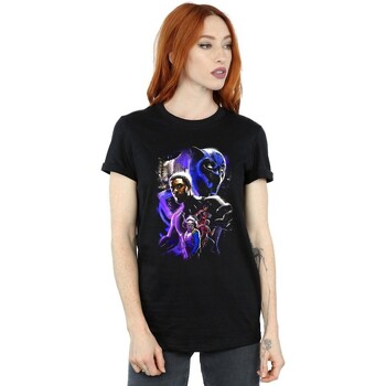 Abbigliamento Donna T-shirts a maniche lunghe Black Panther  Nero