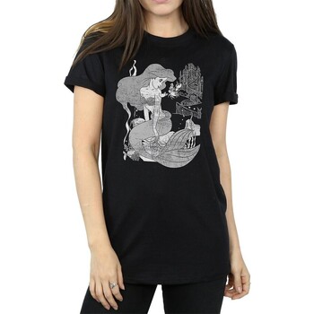Abbigliamento Donna T-shirts a maniche lunghe The Little Mermaid BI959 Nero