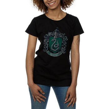 Abbigliamento Donna T-shirts a maniche lunghe Harry Potter BI970 Nero