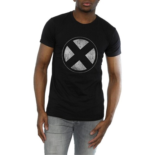 Abbigliamento Uomo T-shirts a maniche lunghe X-Men BI988 Nero