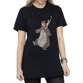 Abbigliamento Donna T-shirts a maniche lunghe Jungle Book Classic Nero