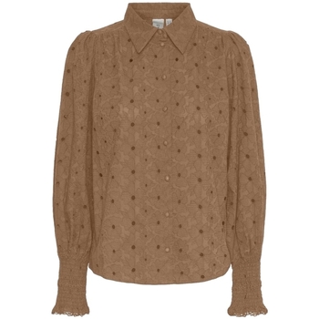 Image of Camicetta Y.a.s YAS Shirt Surio L/S - Toasted Coconut