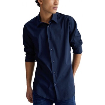 Abbigliamento Uomo T-shirt & Polo Liu Jo Camicia Slim Stretch Milano Blu