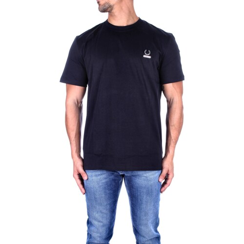 Abbigliamento Uomo T-shirt maniche corte Raf Simons X Fred Perry SM6504 Nero