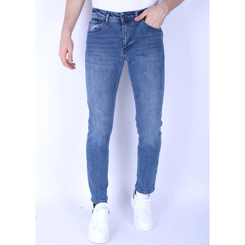 Abbigliamento Uomo Jeans slim True Rise 146968695 Blu