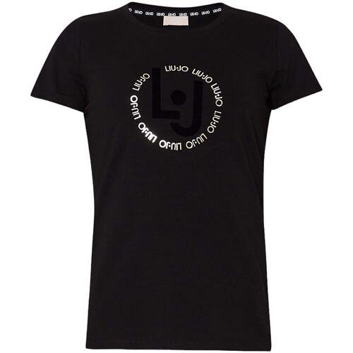 Abbigliamento Donna T-shirt maniche corte Liu Jo T-SHIRT MC Nero