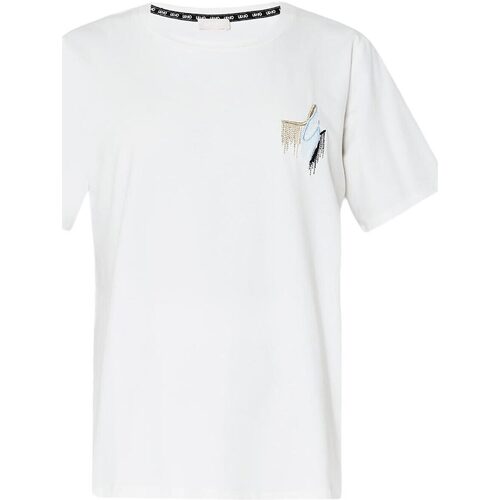 Abbigliamento Donna T-shirt maniche corte Liu Jo MAXI T-SHIRT MC Beige