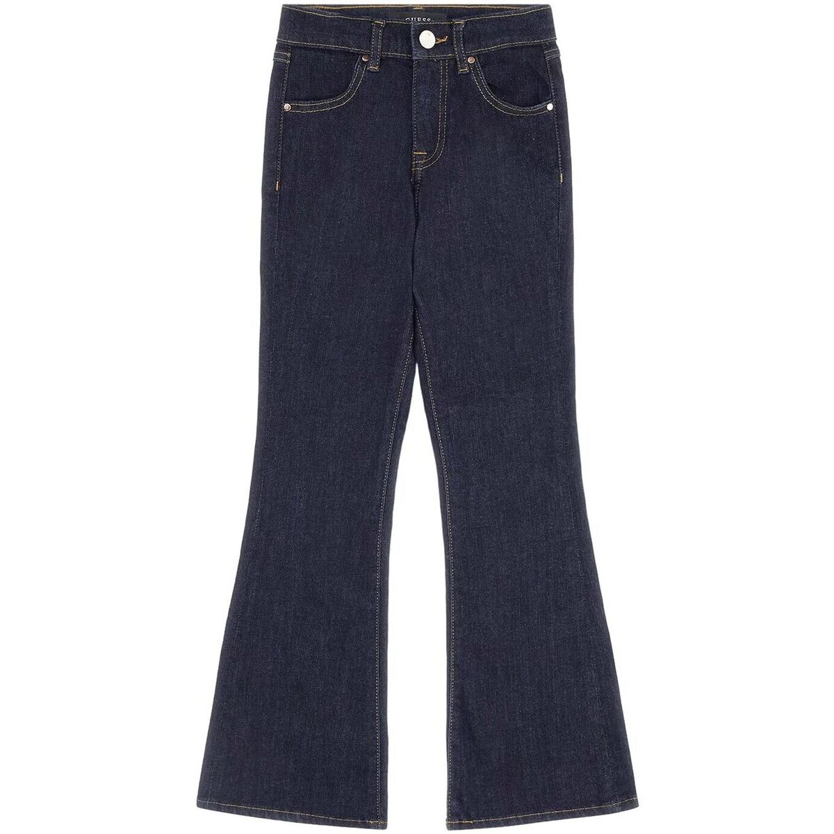 Abbigliamento Bambina Jeans Guess STRETCH DENIM FLARE FIT PANTS Blu