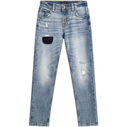 Abbigliamento Bambino Jeans Guess DENIM FASHION FIT PANTS Blu
