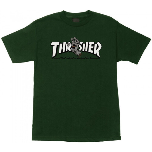 Abbigliamento Uomo T-shirt & Polo Santa Cruz T-shirt thrasher screaming logo ss Verde