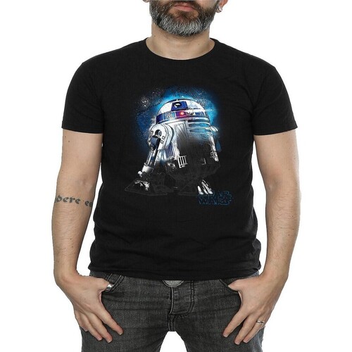 Abbigliamento Uomo T-shirts a maniche lunghe Star Wars: The Last Jedi BI1110 Nero