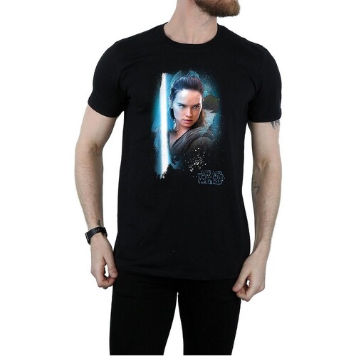 Abbigliamento Uomo T-shirts a maniche lunghe Star Wars: The Last Jedi BI1115 Nero
