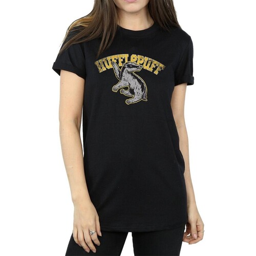 Abbigliamento Donna T-shirts a maniche lunghe Harry Potter BI1116 Nero