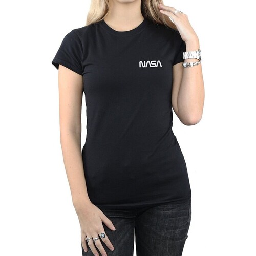 Abbigliamento Donna T-shirts a maniche lunghe Nasa Modern Nero