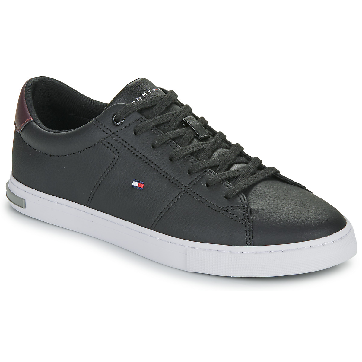 Scarpe Uomo Sneakers basse Tommy Hilfiger ESSENTIAL LEATHER DETAIL VULC Nero