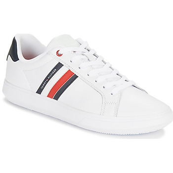 Scarpe Uomo Sneakers basse Tommy Hilfiger ESSENTIAL LEATHER CUPSOLE Bianco