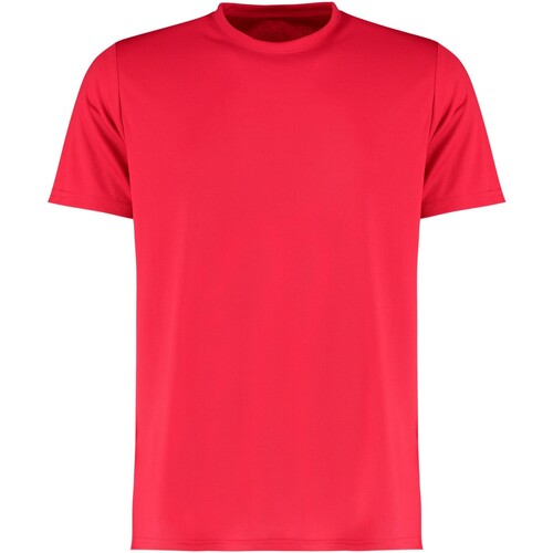 Abbigliamento Uomo T-shirts a maniche lunghe Kustom Kit KK555 Rosso