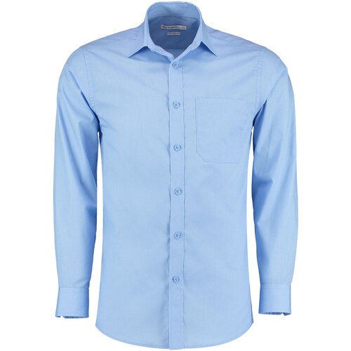 Abbigliamento Uomo Camicie maniche lunghe Kustom Kit KK142 Blu
