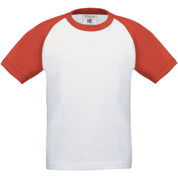 Abbigliamento Unisex bambino T-shirt maniche corte B&c TK350 Rosso