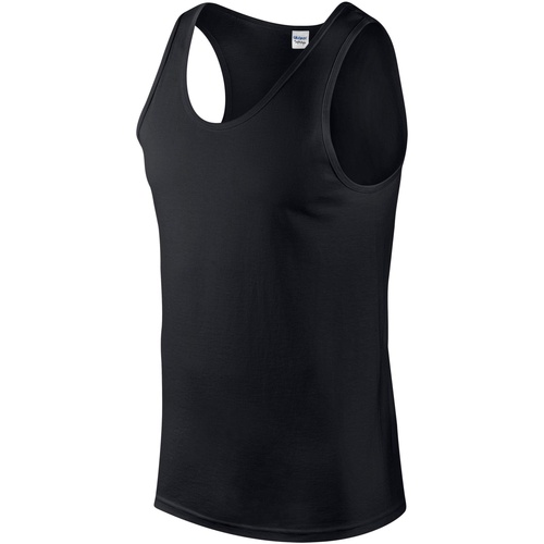 Abbigliamento Uomo Top / T-shirt senza maniche Gildan 64200 Nero