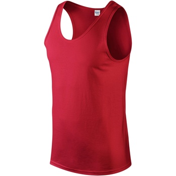 Abbigliamento Uomo Top / T-shirt senza maniche Gildan 64200 Rosso