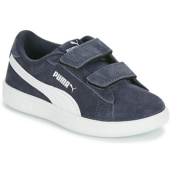Scarpe Bambino Sneakers basse Puma SMASH 3.0 PS Marine / Bianco