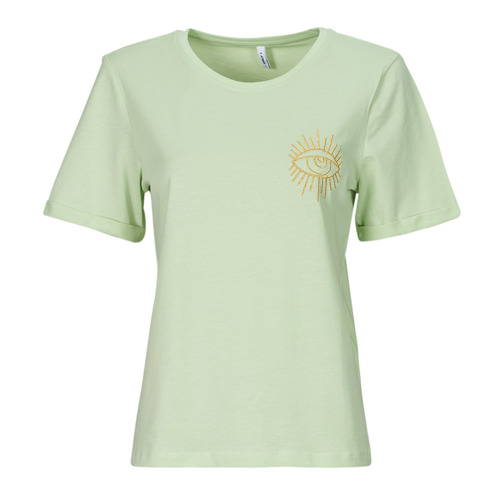 Abbigliamento Donna T-shirt maniche corte Only ONLLEAH Verde
