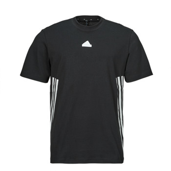 Abbigliamento Uomo T-shirt maniche corte Adidas Sportswear M FI 3S T Nero / Bianco