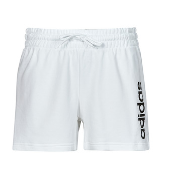 Abbigliamento Donna Shorts / Bermuda Adidas Sportswear W LIN FT SHO Bianco / Nero