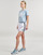 Abbigliamento Donna Shorts / Bermuda Adidas Sportswear W 3S WVN SHO Bianco / Nero