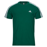 Abbigliamento Uomo T-shirt maniche corte Adidas Sportswear M 3S SJ T Verde / Bianco