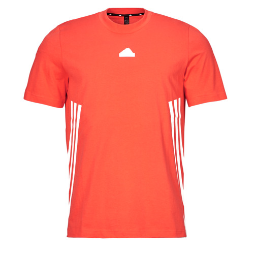 Abbigliamento Uomo T-shirt maniche corte Adidas Sportswear M FI 3S REG T Arancio / Bianco