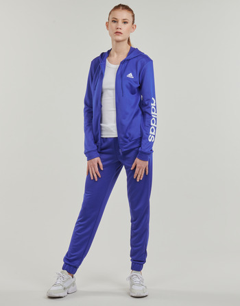 Abbigliamento Donna Tuta Adidas Sportswear W LINEAR TS Blu / Bianco