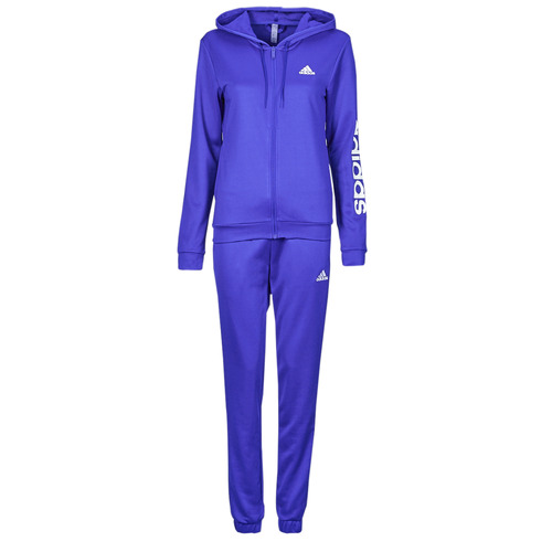 Abbigliamento Donna Tuta Adidas Sportswear W LINEAR TS Blu / Bianco