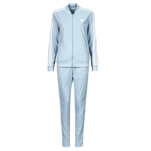 Abbigliamento Donna Tuta Adidas Sportswear W 3S TR TS Blu / Ghiaccio / Bianco