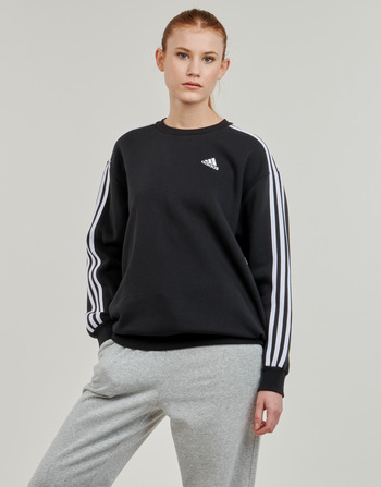 Adidas Sportswear W 3S FL OS SWT Nero / Bianco