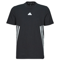 Abbigliamento Uomo T-shirt maniche corte Adidas Sportswear M FI 3S REG T Nero / Bianco