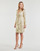 Abbigliamento Donna Abiti corti Lauren Ralph Lauren CINLAIT-LONG SLEEVE-COCKTAIL DRESS Oro